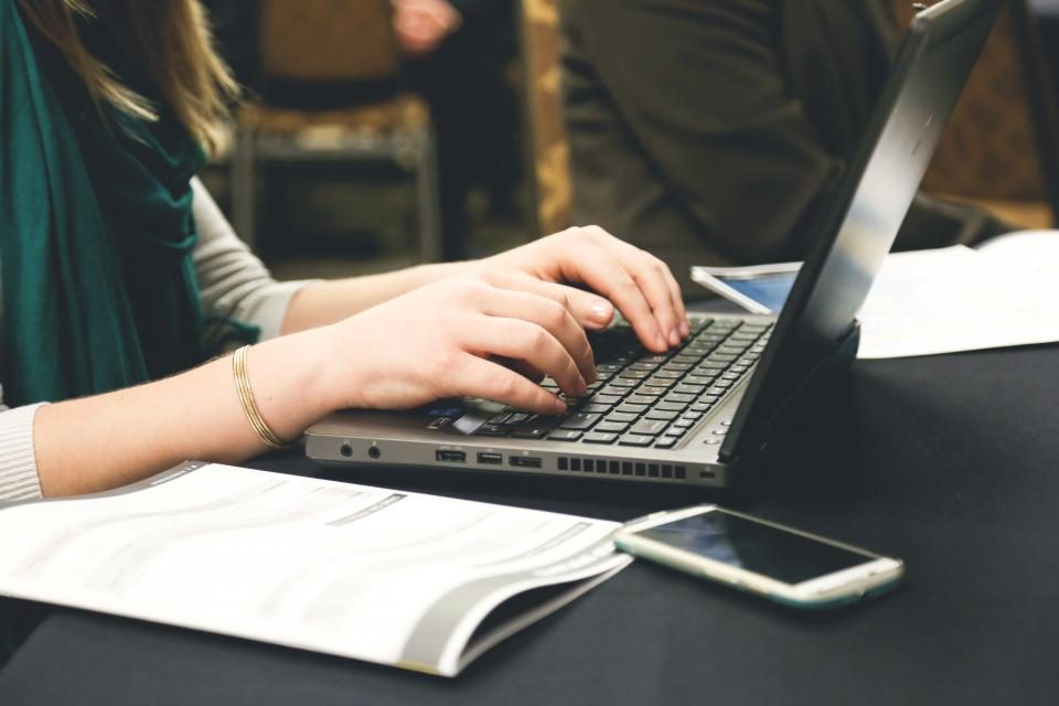Illustrative photograph of laptop Computer