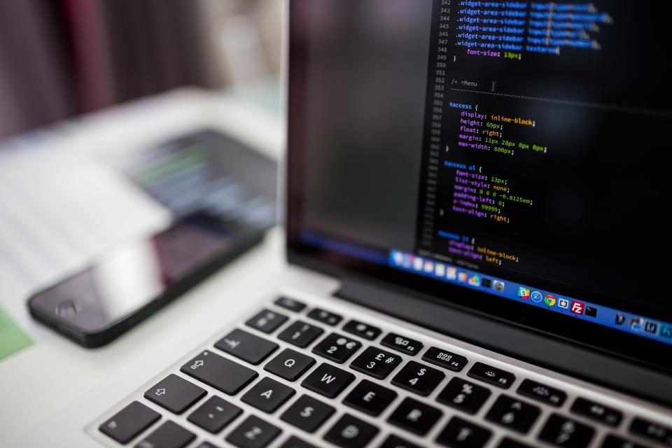 Illustrative photograph of code Coding